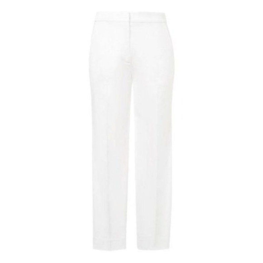 ST. JOHN White Trousers Pants Size 6 - Picture 2 of 9